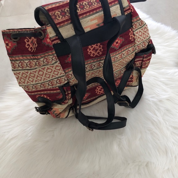 Beautiful Boho Chic Turkish Tapestry Backpack - Picture 5 of 7